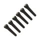 thumbnail image 1 of uds clavijas de puente de guitarra puentes de madera negra pines guitarras accesorios de piezas de repuesto, 1 of 8