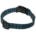 thumbnail image 4 of Country Brook Petz® Deluxe Navy Plaid Dog Collar - Made in the U.S.A., Large, 4 of 5