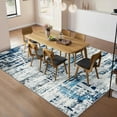 thumbnail image 2 of FairOnly Blue 5'x7'Modern Abstract Area Rug Non Slip Non Shedding Stain Resisitant Indoor Floor Cover for Bedroom Living Room Dining Room, 2 of 7