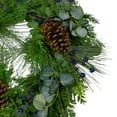 thumbnail image 3 of Northlight Blue berry Eucalyptus Pine Artificial Christmas Wreath 28", 3 of 6