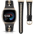 thumbnail image 1 of Correa de piel Minyee para Fitbit Versa 4, 1 of 6