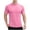 Pink, variant on Swim Shirt for Men Short Sleeve Compression T Shirts Quick Dry Athletic Mock Neck Workout Tee