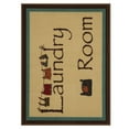 thumbnail image 1 of Ottomanson Laundry Collection Non-Slip Rubberback 2x5 Laundry Room Runner Rug, 20" x 59", Beige Laundry, 1 of 9