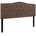 thumbnail image 1 of Cambridge Tufted Upholstered Queen Size Headboard in Camel Fabric, 1 of 9