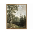 thumbnail image 6 of Drsoum Vintage Birch Forest Wall Art 11x14in Natural Framed Rustic Retro Woodland Prints Farmhouse Nature Landscape Decor for Living Room Bedroom Office, 6 of 6
