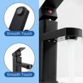 thumbnail image 3 of Single Lever Matte Black Faucet for Bathroom Basin, Mixer Tap for Sinks, Durable and Stylish Waterfall Spout Design, 3 of 5
