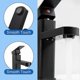 thumbnail image 3 of Single Lever Matte Black Faucet for Bathroom Basin, Mixer Tap for Sinks, Durable and Stylish Waterfall Spout Design, 3 of 5