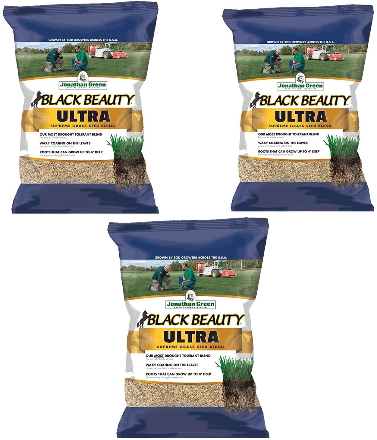 Jonathan Green 10323 Drought Tolerant Black Beauty Ultra Grass Seed Mix