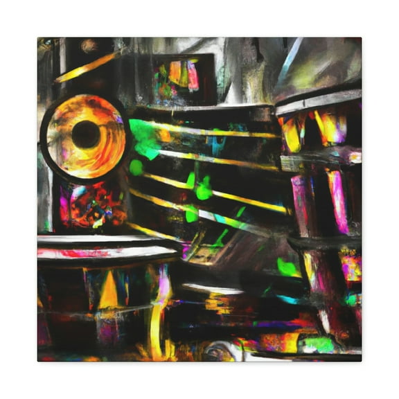 Bongos in Expressionism - Canvas