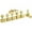 Gold, variant on Kluson 6 In-Line Vintage Tuning Machines Nickel