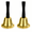 Gold, variant on Hand Call Bell for Elderly Care, Loud Metal Service Bell for Caregivers, Pets Training, Dinner Table, Classroom, Reception Desk Alert Bell, Portable Silver