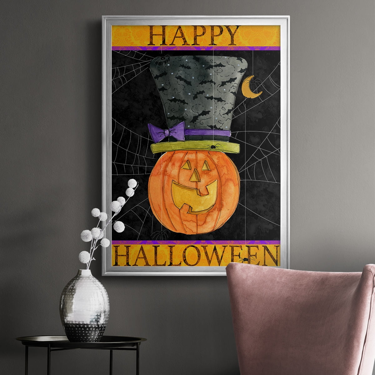 Happy Halloween Premium Classic Framed Print - Ready to Hang
