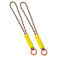 thumbnail image 2 of 2 piezas de guantes de esquí con correas de muñeca y cordón elástico. Amarillo Púrpura, 2 of 8
