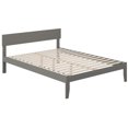 thumbnail image 2 of AFI Boston Lit Plateforme Moderne en Bois Massif Grand Gris, 2 of 6