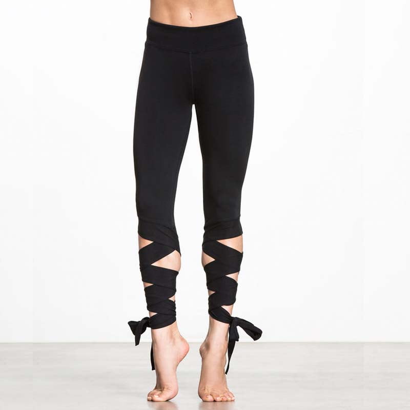 Lace Up Ballet Dancing Leggings 