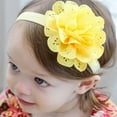 thumbnail image 3 of SPRING PARK Baby Girl Infant Toddler Linen Elastic Bow Hairband Headband Head Band Hair Clip, 3 of 7
