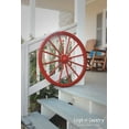 thumbnail image 2 of Leigh Country 30" Red Wash Wagon Wheel, 2 of 5