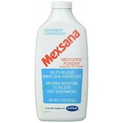 Mexsana Medicated Powder 11 oz (Pack of 6)