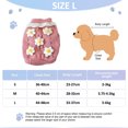 thumbnail image 2 of Ropa para perros, suéter, vestido, suéter de punto con flores tridimensionales, suave, grueso y cálido para cachorros, 2 of 5