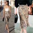 thumbnail image 3 of SAYOO Vestido de moda femenino leopardo de cintura alta SAYOO moda, 3 of 9
