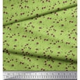 thumbnail image 2 of Soimoi Green Heavy Canvas Fabric Rose Floral Print Fabric by the Yard 58 Inch Wide, 2 of 3