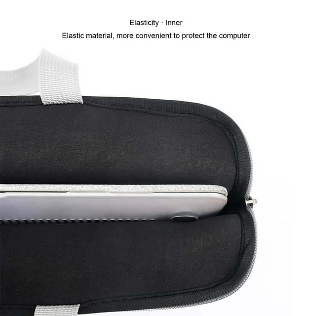 Langgg Laptop Sleeve Waterproof Computer Case Portable Bag Pocket Carrier Pouch Protector Reusable Compartments Business Storage Purple 13inch