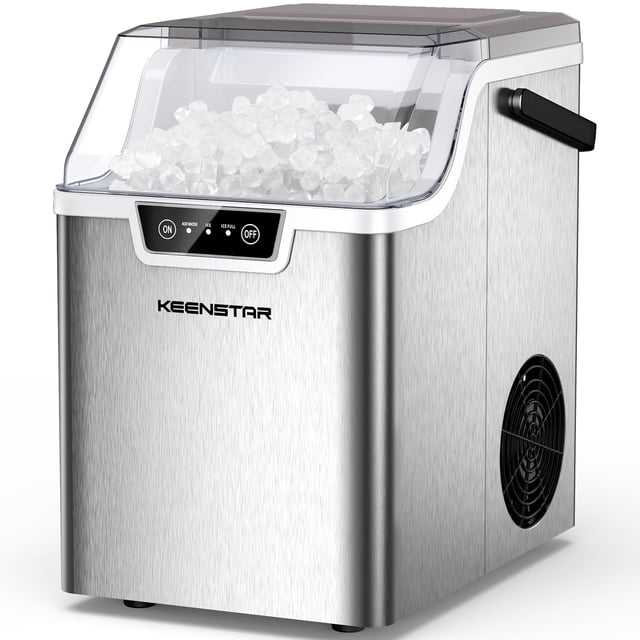 Fabricador de Hielo KEENSTAR Nugget Sobremesa 18kg/24h con Canasta