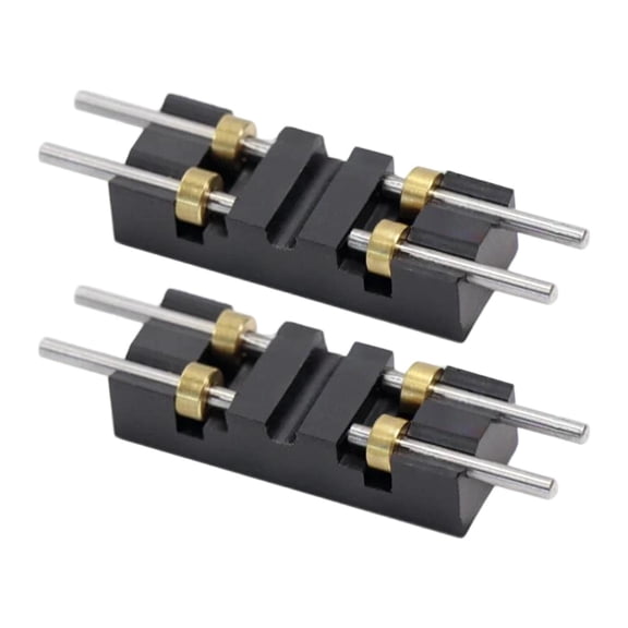 2 Pieces Railroad Rolling Bearings Track Roller Stainless Steel Construction for 1 to 87 Model Train Scene