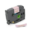 thumbnail image 1 of 12mm Satin Ribbon TZe Tape Compatible for Brother P-touch Label TZe-R231 TZe-RN34 TZe-RW34 for Brother Ptouch H110 Label Printer Gold on Pink 12mm, 1 of 6