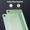 thumbnail image 4 of Fintie SlimShell Case for Samsung Galaxy Tab S6 Lite 10.4 Inch 2024/2022/2020 with S Pen Holder, Lightweight Stand Translucent Frosted Back Cover, Auto Wake/Sleep, Green, 4 of 8