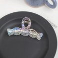 thumbnail image 2 of xiaxaixu Retro Hair Clip Holographic Transparent Geometry Back of Head Hairpin, 2 of 8