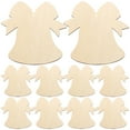 thumbnail image 6 of Entireivity 10Pcs Unfinished Christmas Wood Ornaments Xmas Crafts Unfinished Wood Slices, 6 of 8