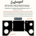 thumbnail image 2 of Stove Protector Liners Compatible with Maytag Stoves, Gas Ranges - Customized - Easy Cleaning Liners for Maytag Compatible ModelMGC9530DS00, 2 of 8