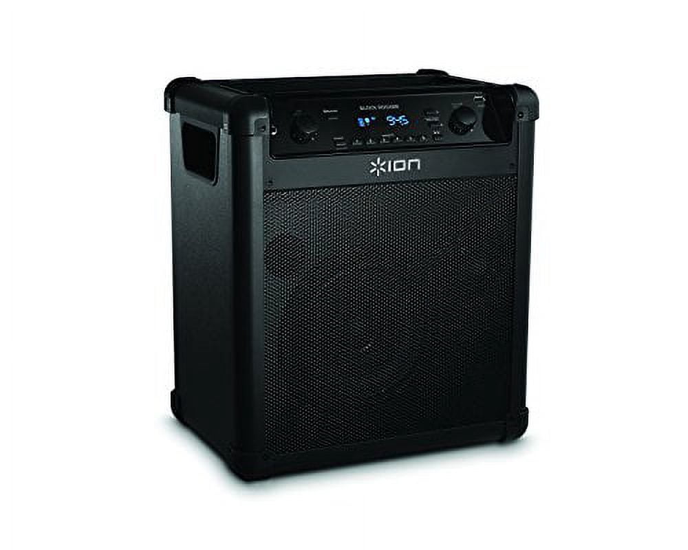 Ion Audio Block Rocker Flash | Wireless Rechargeable Speaker with Sound-Reactive Lights