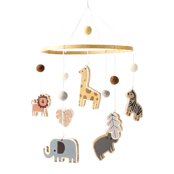 Nursery Mobile Toy For Baby Friendly Noise Frees Rotating Mechanism Easy Assembly Visual Sensory Development Toy