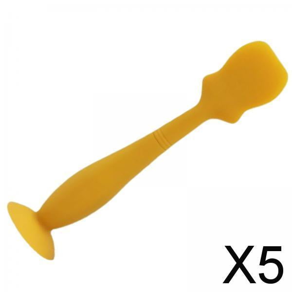 5x Aplicador de Crema para Glúteos de Bebé con Base de Ventosa, Cepillo para Bebé, Flexible Y Cómoda para Pegar Glúteos de Bebé para , 5 piezas
