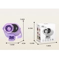 thumbnail image 2 of Desktop Fan Clip On Small Fan Waist Mounted Semiconductor Cooling Digital Display Portable Cooling Fan, 2 of 2