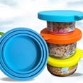 thumbnail image 4 of Pet Food Can Cover Silicone Can Lids for Dog and Cat Food Canned Dog Lid Fresh-keeping Silicone Lid Sealing Lid for Canned Dog - Summer Savings, 4 of 6