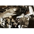 thumbnail image 2 of GraphINC 18x13 Black Ornate Wood Framed with Double Matting Museum Art Print Titled - Jazz, 2 of 4