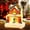 B, variant on Clearance Under $5!Yyuenw Christmas Village Houses Christmas Ornament LED Lighted Resin House Miniature DIY Christmas Scene Winter House for Holiday Party Home Indoor Decor