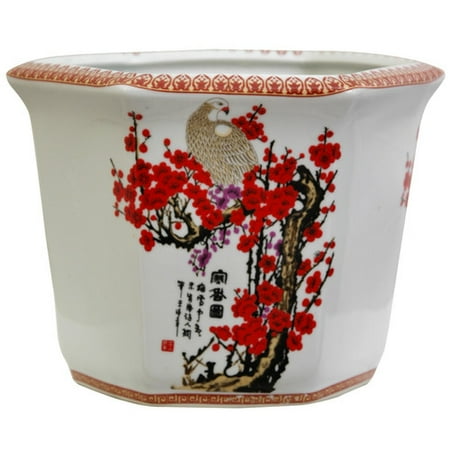 Oriental Furniture Chinese Porcelain Pot Planter