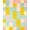 Multicolor Pastel, Pattern 4, variant on ODIKA 8'x10' Washable Area Rug Bedside Retro Checkered Hopscotch Block Grid Motif Storybook for Living Room, Under Sectional, Family , Durable, Non-Slip