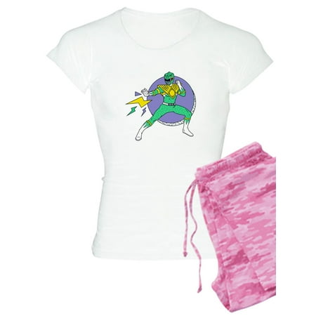 

CafePress - Green Ranger Lightning Bolts - Women s Light Pajamas