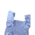 thumbnail image 3 of Bagilaanoe Little Girl Summer Dress Fly Sleeve Ruffle A-line Dresses 2T 3T 4T 5T 6T 7T Kids Casual Swing Sundress, 3 of 6