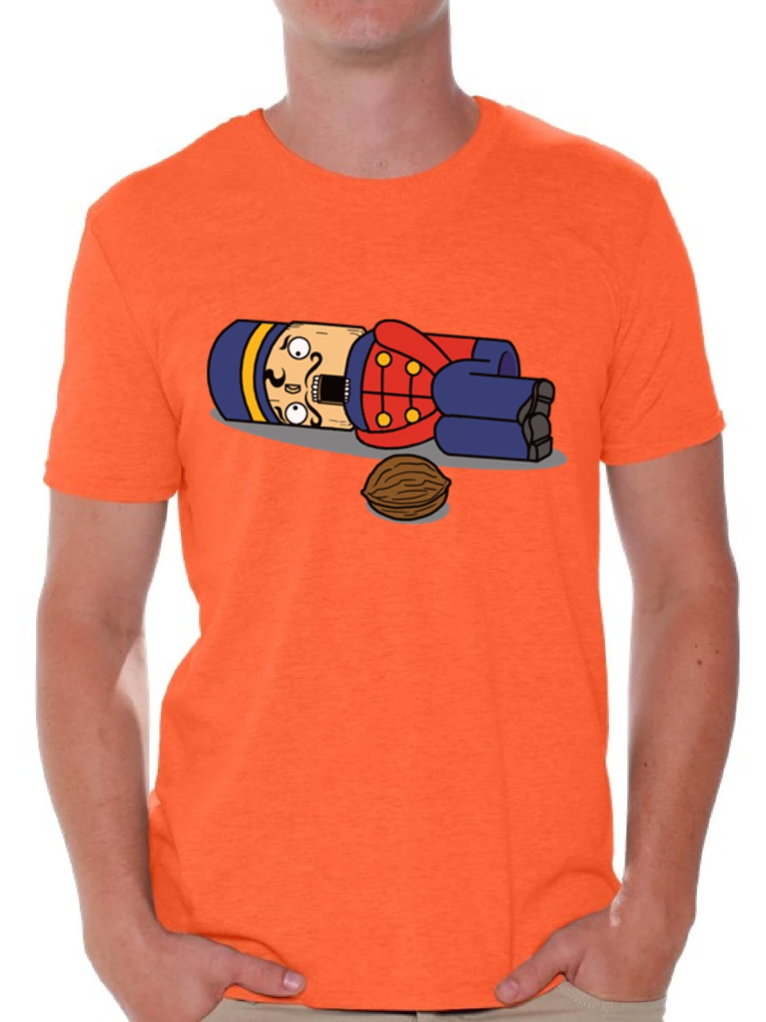 Awkward Styles Nutcracker Christmas Tshirts for Men Christmas Holiday