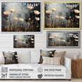 thumbnail image 4 of Designart "Meadow'S Gilded Garden I" Flower Floater Framed Canvas Wall Art, 4 of 5