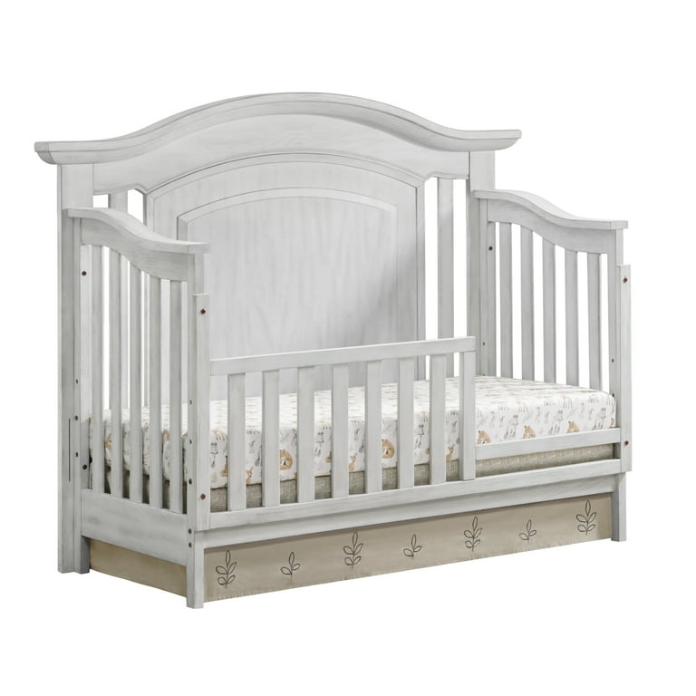 Oxford Baby London Lane 4 in 1 Convertible Crib Vintage White Walmart