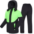 thumbnail image 1 of Impermeable para hombres y mujeres, cuerpo entero, abrigo de verano para adultos, ropa dividida para montar en motocicleta, impermeable a prueba de disturbios, pantalones de lluvia, traje, 1 of 4