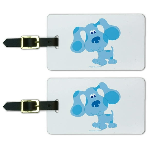 Happy Blue's Clues Luggage ID Tags Suitcase Carry-On Cards - Set of 2