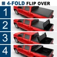 thumbnail image 3 of MOSTPLUS 6.5FT 4-Fold Tonneau Cover Truck Bed for 2019-2026 Chevy Silverado GMC Sierra 1500, 3 of 5